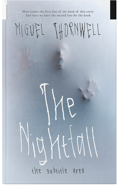 Front view of Premade Mystery & Thriller & Suspense Book Cover - Heather