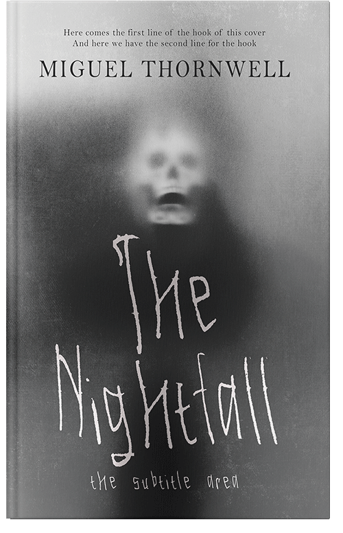 Front view of Premade Horror Book Cover - Tundora