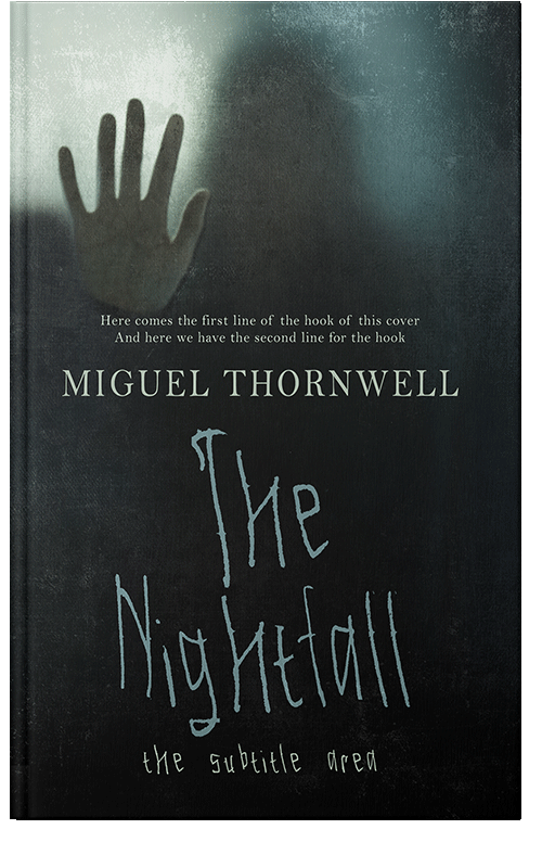 Front view of Premade Mystery & Thriller & Suspense Book Cover - Woodsmoke