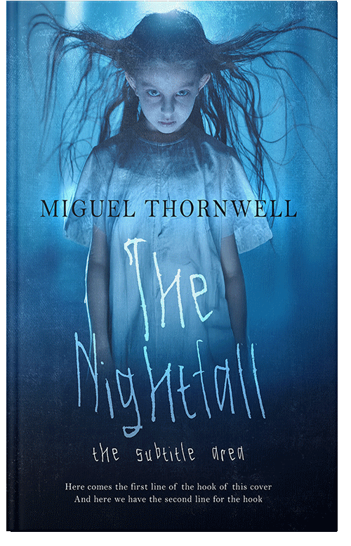 Front view of Premade Horror Book Cover - Jelly Bean
