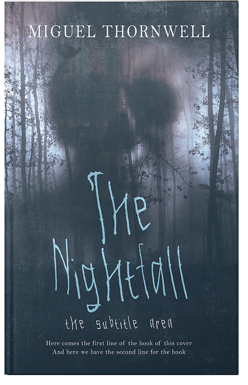 Front view of Premade Mystery & Thriller & Suspense Book Cover - Pickled Bluewood