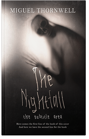 Premade Book Cover Swirl