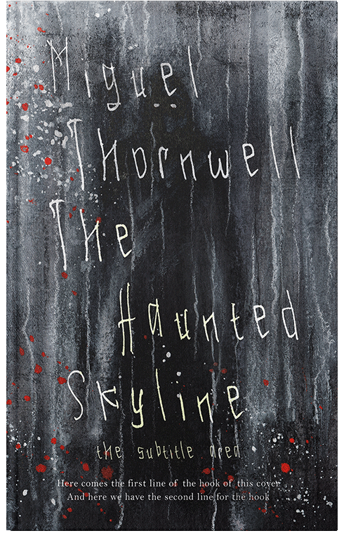 Front view of Premade Horror Book Cover - Shark