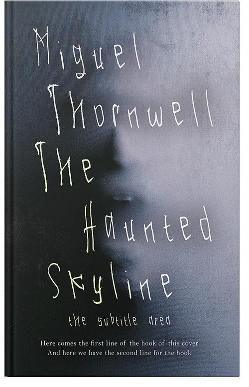 Front view of Premade Horror Book Cover - Outer Space