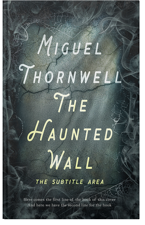 Front view of Premade Horror Book Cover - Outer Space