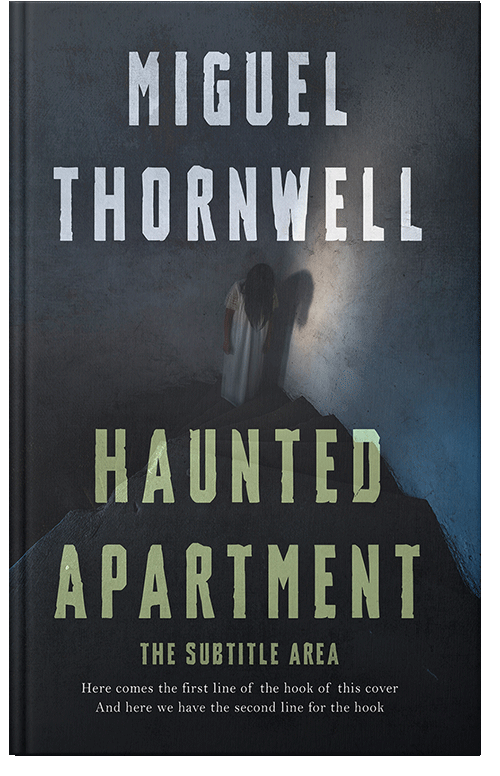 Front view of Premade Horror Book Cover - Shark