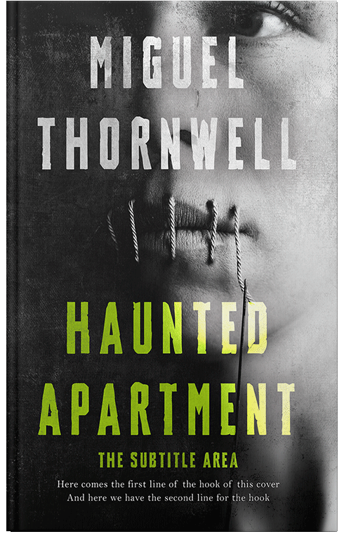 Front view of Premade Horror Book Cover - Cod Gray #17453 | BookCoverZone
