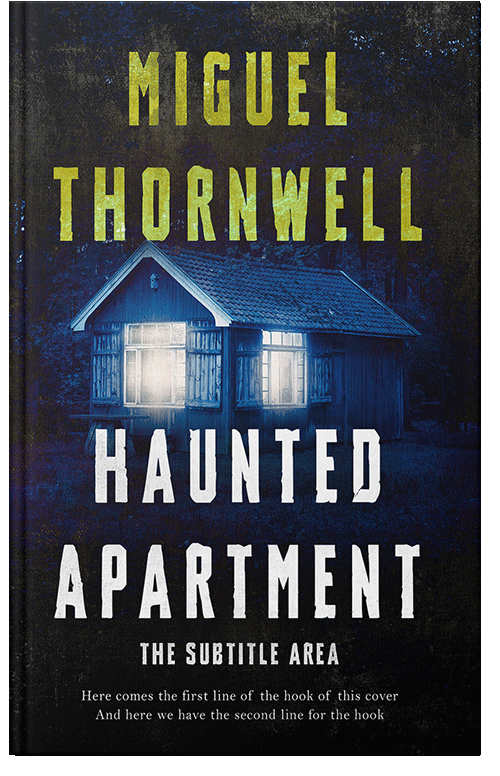 Front view of Premade Horror Book Cover - Pine Glade