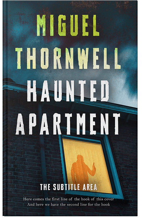 Front view of Premade Horror Book Cover - Winter Hazel