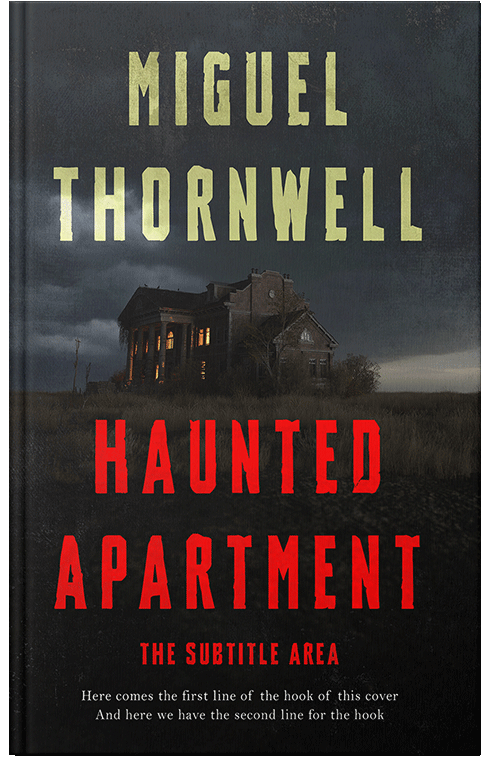 Front view of Premade Horror Book Cover - Woodsmoke