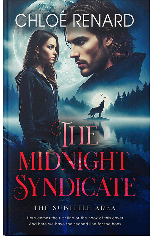 Front view of Premade Paranormal & Urban Book Cover - Clam Shell