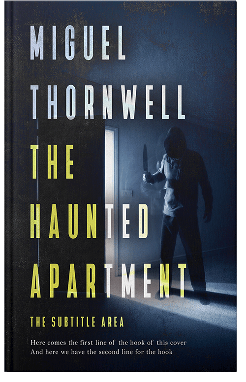 Front view of Premade Mystery & Thriller & Suspense Book Cover - Ebony