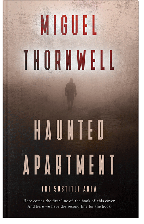 Front view of Premade Mystery & Thriller & Suspense Book Cover - Clam Shell