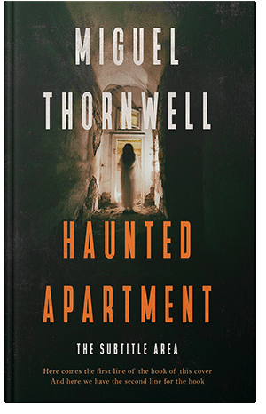 Premade Book Cover Tan