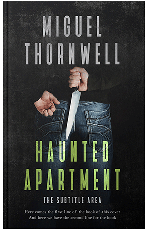 Premade Book Cover Black