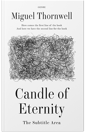 Premade Book Cover Silver