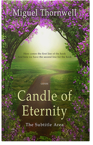 Premade Book Cover Thatch Green