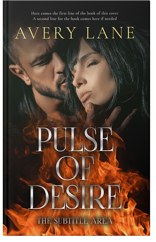 Front view of Premade Romance Book Cover - Raw Sienna