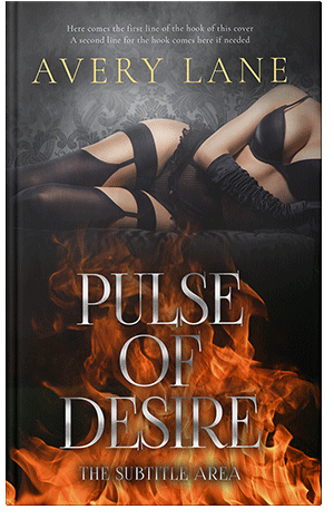 Premade Book Cover Cocoa Brown