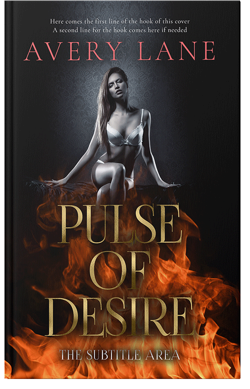 Front view of Premade Erotica Book Cover - Raw Sienna