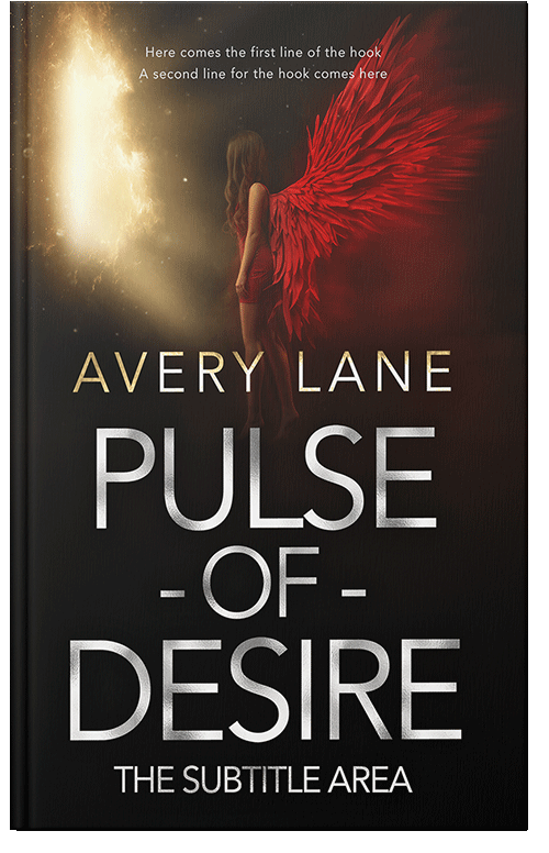 Front view of Premade Fantasy Book Cover - Tan