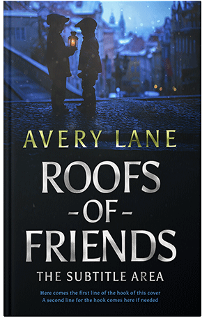 Premade Book Cover Ebony