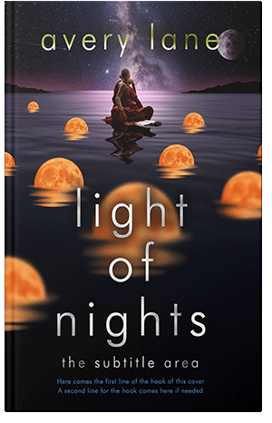 Premade Book Cover Antique Brass