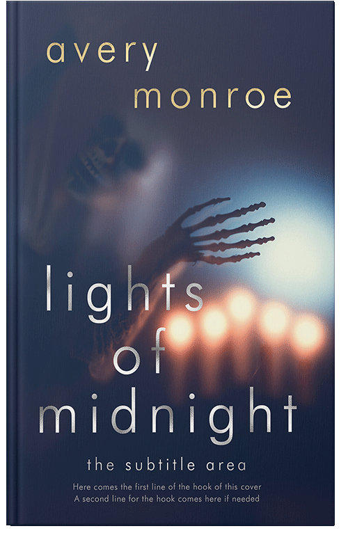 Front view of Premade Horror Book Cover - Martinique