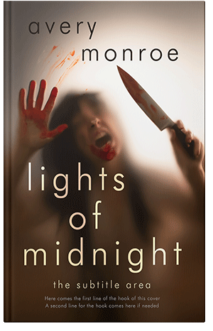 Premade Book Cover Metallic Bronze