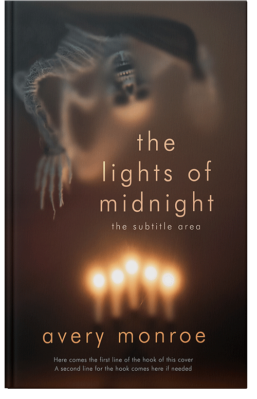 Front view of Premade Horror Book Cover - Bistre