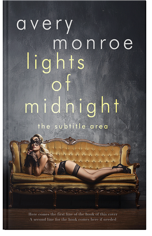 Front view of Premade Erotica Book Cover - Thunder