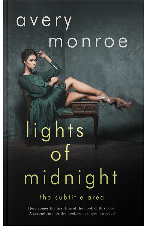 Front view of Premade Erotica Book Cover - Woodsmoke