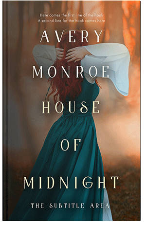 Premade Book Cover Tan