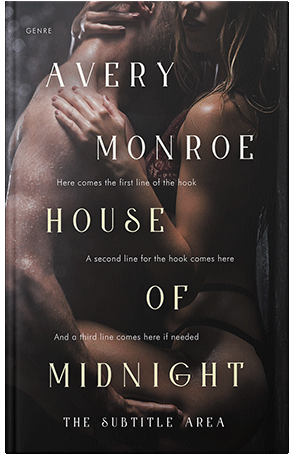 Premade Book Cover Cocoa Brown