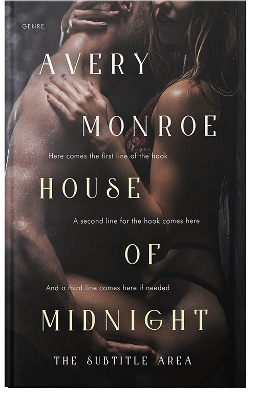 Front view of Premade Erotica Book Cover - Cocoa Brown