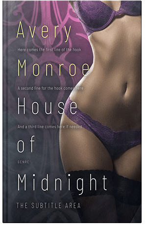 Premade Book Cover Blackcurrant