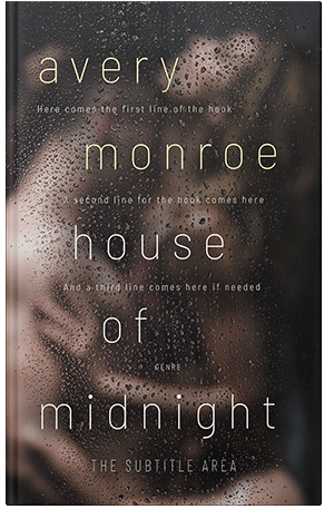 Premade Book Cover Cocoa Brown