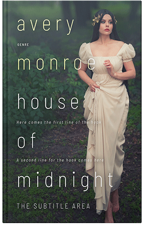 Premade Book Cover Outer Space