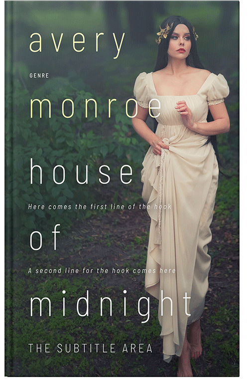 Front view of Premade Fantasy Book Cover - Outer Space