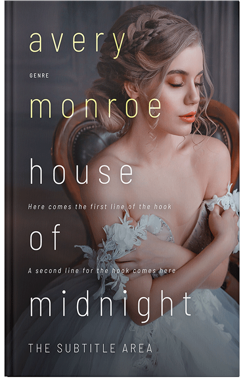 Front view of Premade Literary Fiction Book Cover - Thunder