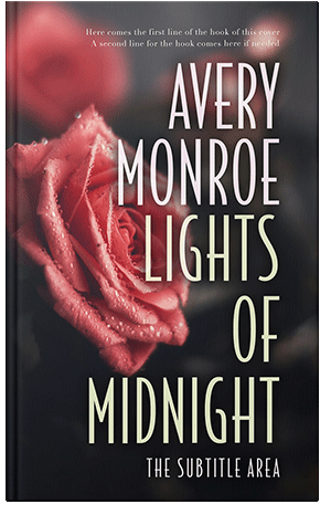 Premade Book Cover Petite Orchid