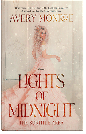 Premade Book Cover Stark White