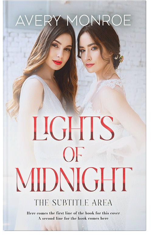 Front view of Premade Romance Book Cover - Ebb