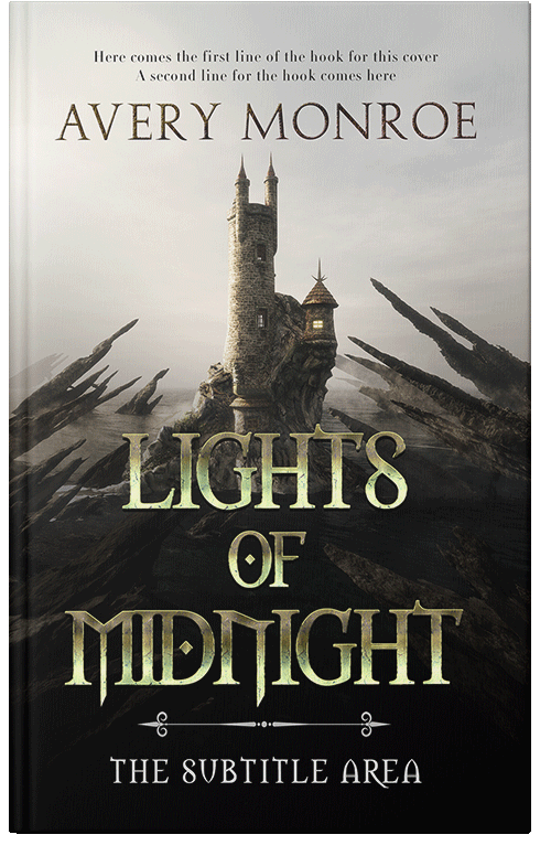 Front view of Premade Fantasy Book Cover - Zeus