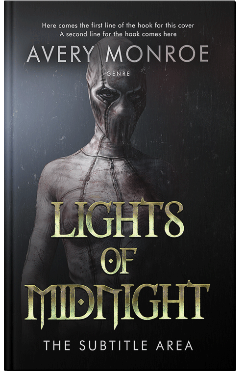 Front view of Premade Mystery & Thriller & Suspense Book Cover - Woodsmoke