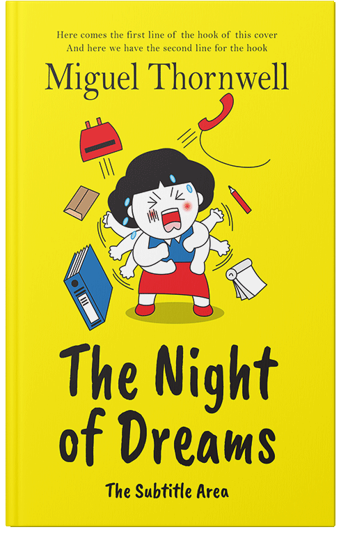 Front view of Premade Chick Lit Book Cover - Charade