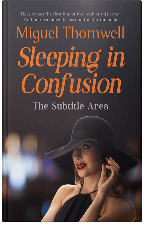 Front view of Premade Mystery & Thriller & Suspense Book Cover - Thunder