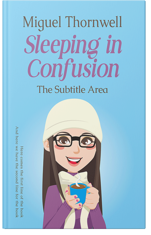 Front view of Premade Chick Lit Book Cover - Jordy Blue #17664 | BookCoverZone
