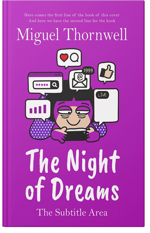 Front view of Premade Self-Improvement & Self-Help Book Cover - Seance