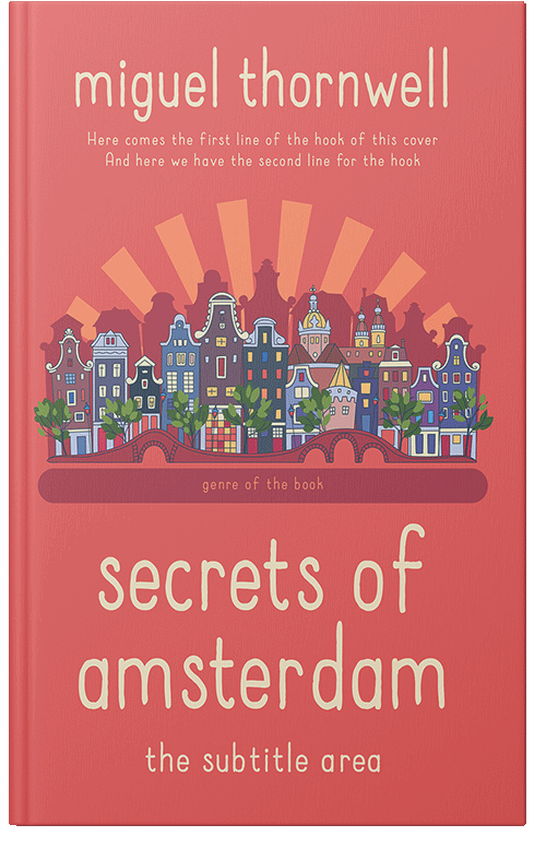 Front view of Premade Literary Fiction Book Cover - Roman